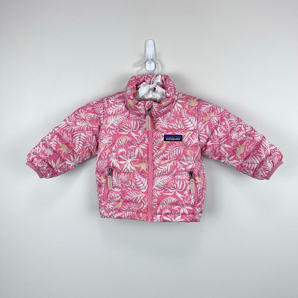 Patagonia Baby Printed Down Sweater Jacket 3-6 Months